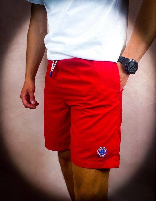 XS Bayern Monachium Czerwone Męskie Szorty Sportowe Spodenki Kąpielowe
