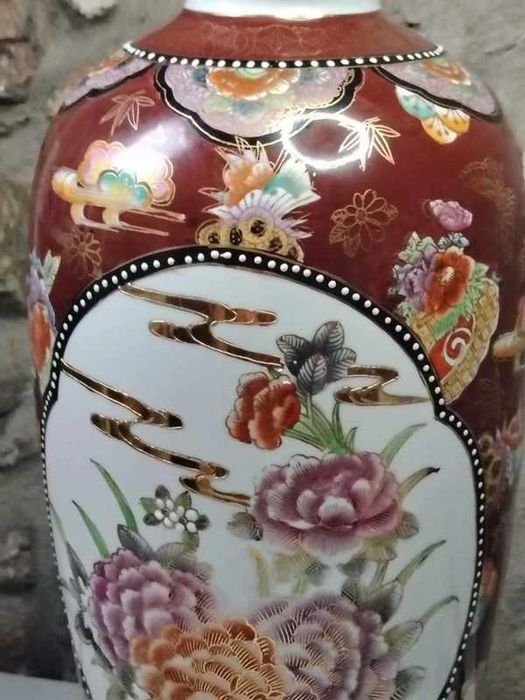 Jarrão Decorativo Estilo Oriental