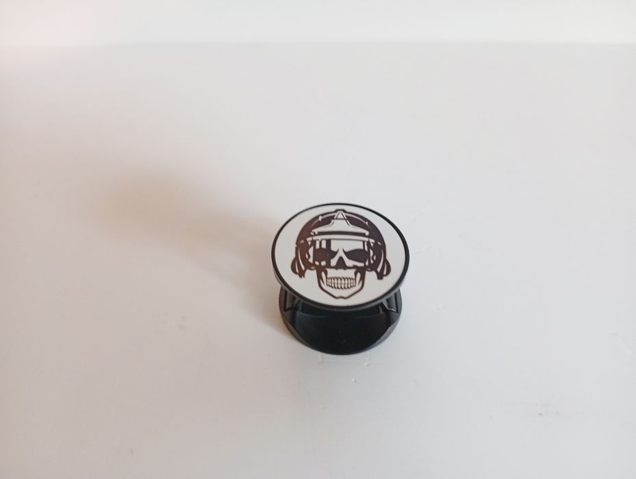 Suporte de dedos personalizável e articulado para telemóvel