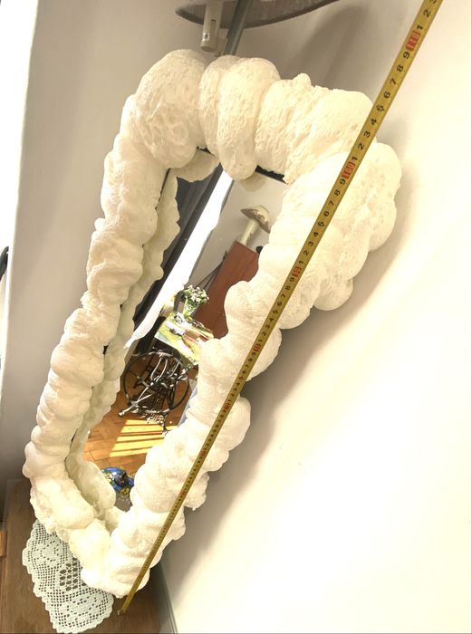 Duże customowe lustro hand made 110x55 cm