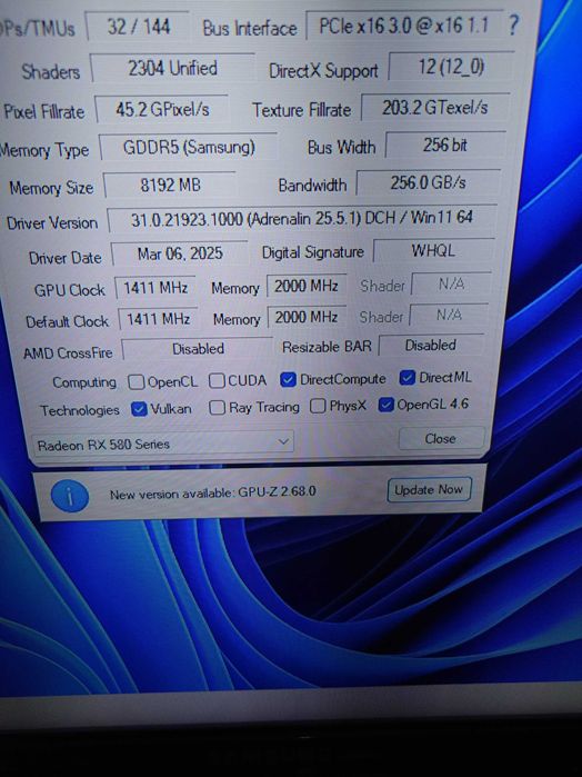 Ігровий пк AMD, RX 580 8gb, DDR3 8gb, 500gb для CS2, WOT, GTA 5