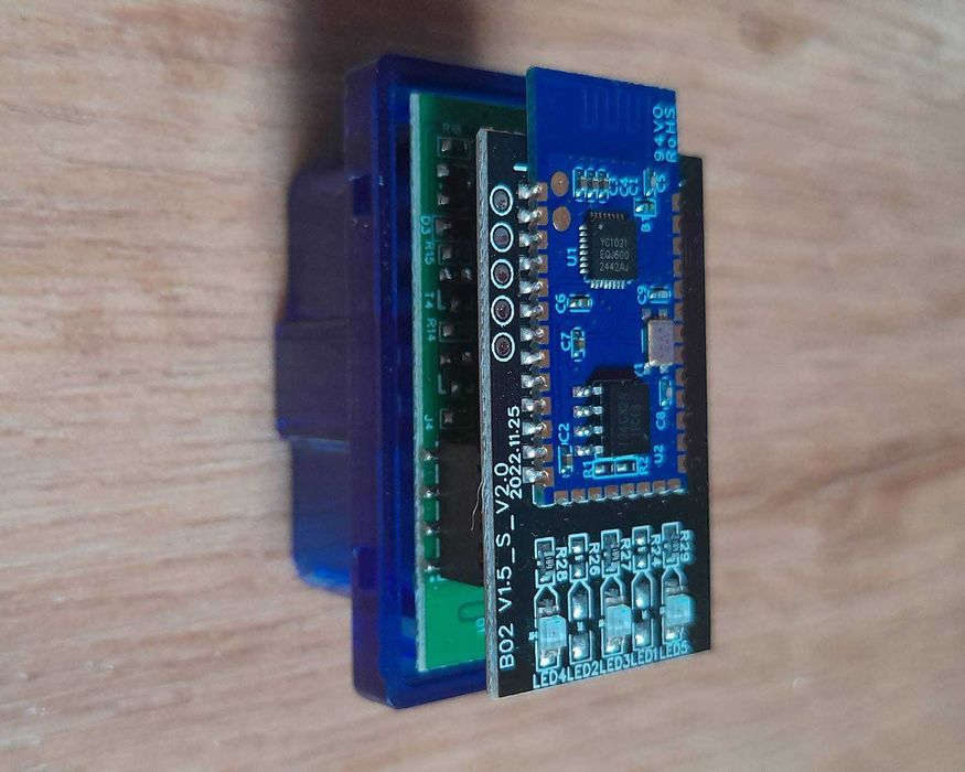 Автосканер ELM327 2 плати версія v1.5 чіп PIC18F25K80