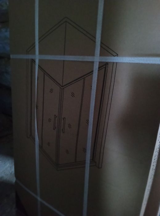 Narożna kabina do prysznica