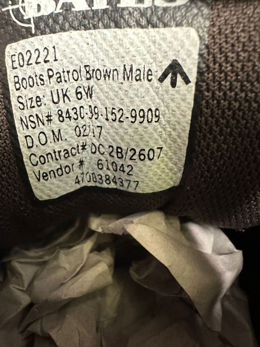 Nowe buty wojskowe Bates