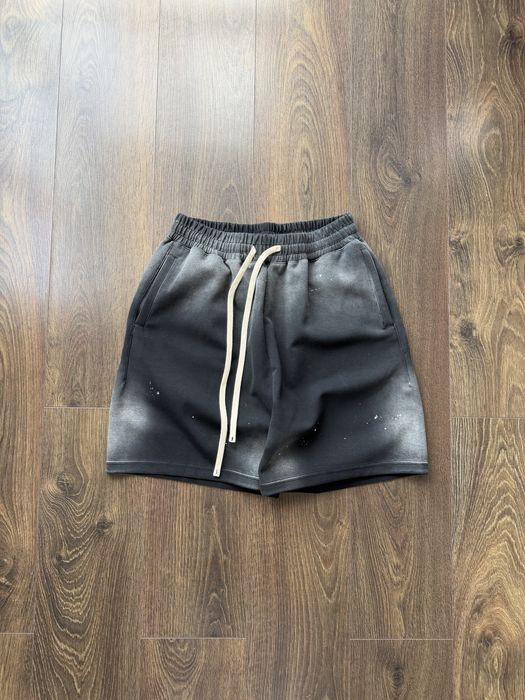 Широкі Спортивні Шорти Jaded London Washed Чорні Sweatshorts Y2K SK8