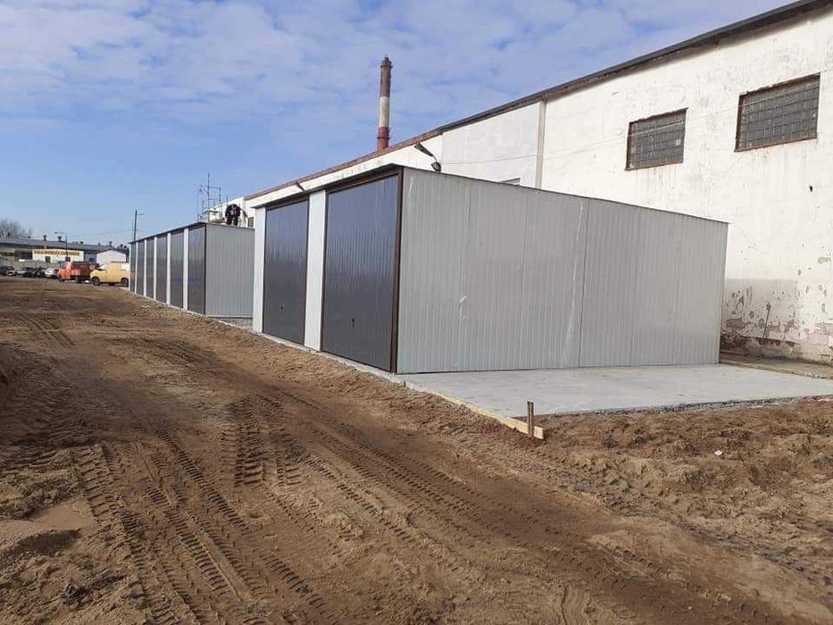 Garaże blaszane, garaż 8x7,hale, wiaty, producent, garaże na wymiar,