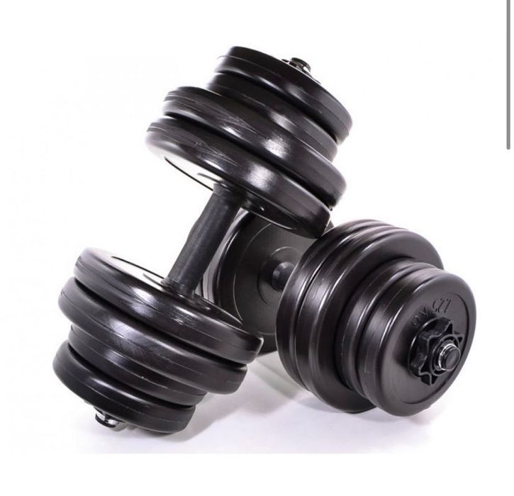 Супер пропозиція гантелі розбірні 2шт по 16 кг