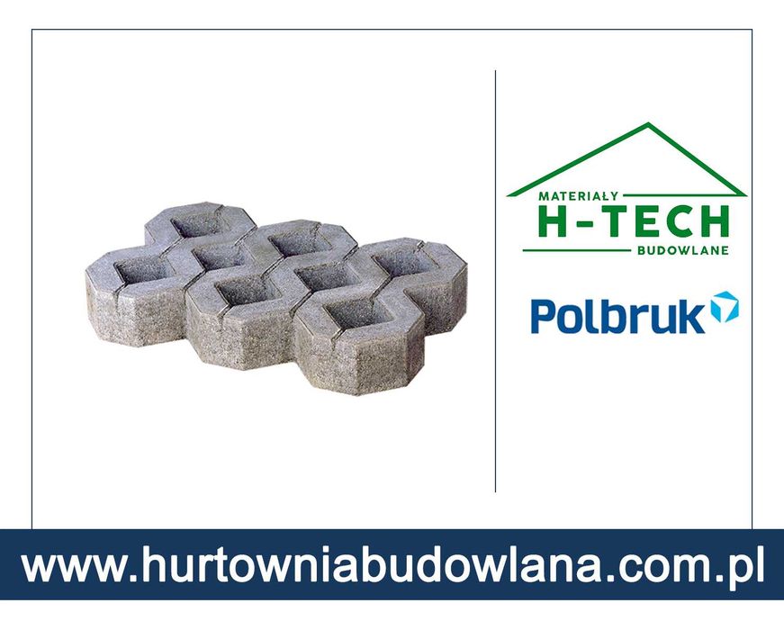 Płyta ażurowa ażur Polbruk EKOTECH bruk kostka brukowa