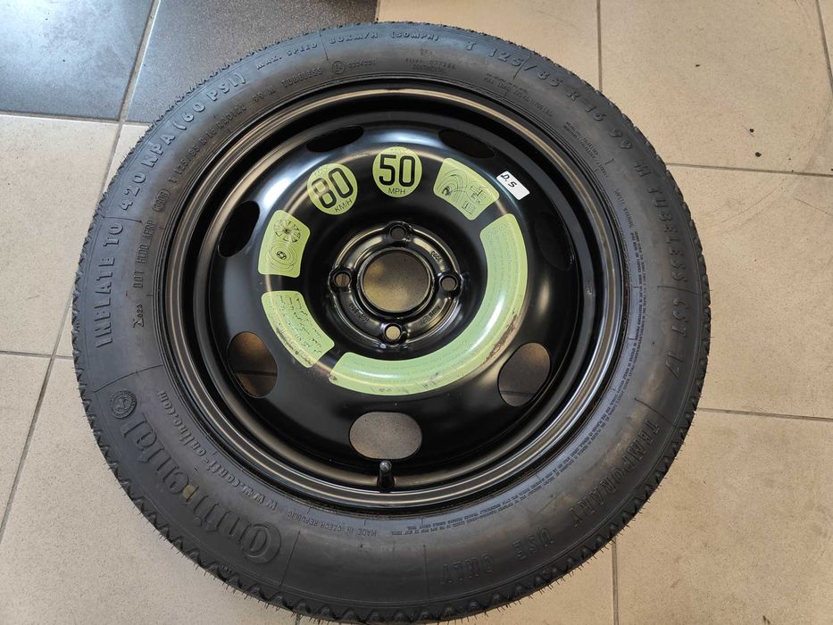 Koło Dojazdowe Dojazdówka Citroen Peugeot 125/85 r16 4x108 ET10 NR d5