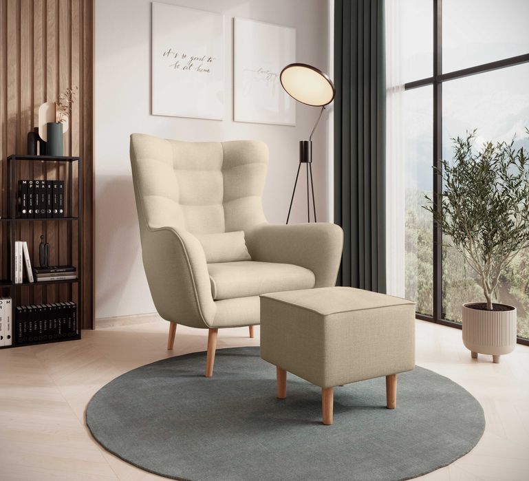 Fotel DONAT/Wersja PREMIUM/Kolory do wyboru/Możliwy podnóżek