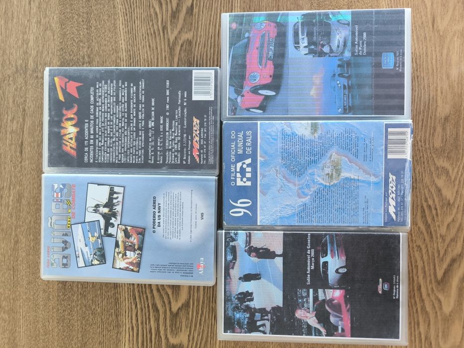 VHS automóveis, aviões