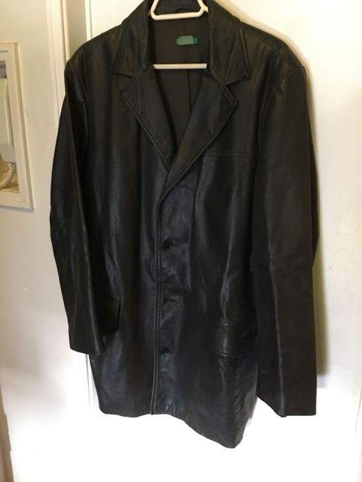 Casaco em cabedal para homem