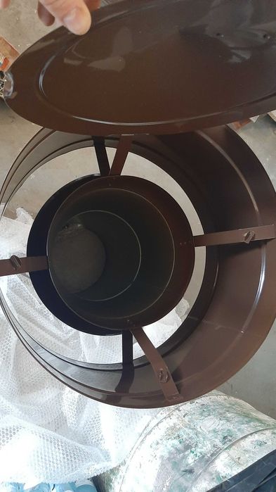 Wywietrzak dachowy, cylindryczny, wentylacyjny fi 250 mm DARCO