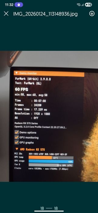 Karta rx 570 4gb GIGABYTE Gaming