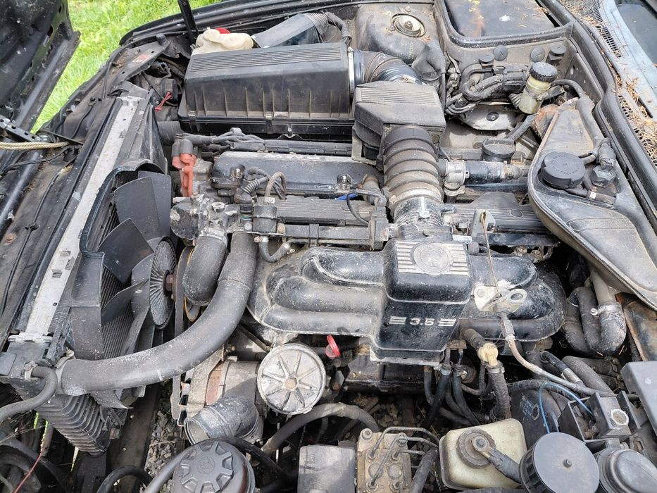 Silnik bmw m30b35 3.5 e34 e32 e30 swap komplet skrzynia manual r6 v8
