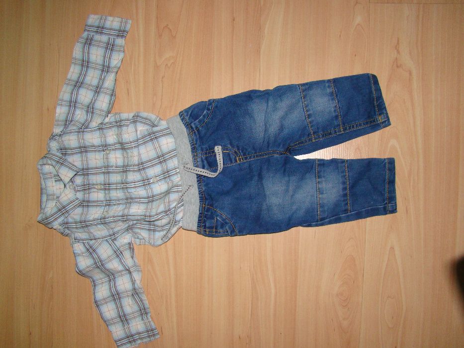 Zestaw paka ubranek 68 chłopiec H&M F&F Rebel