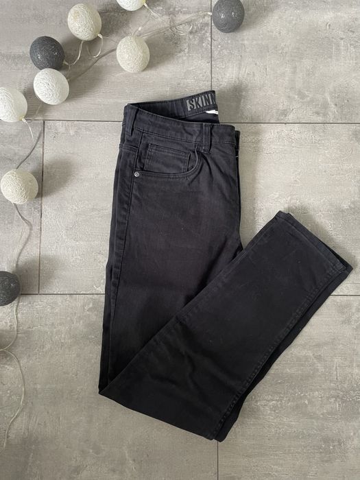 Czarne rurki skinny z H&M – rozmiar 170 cm