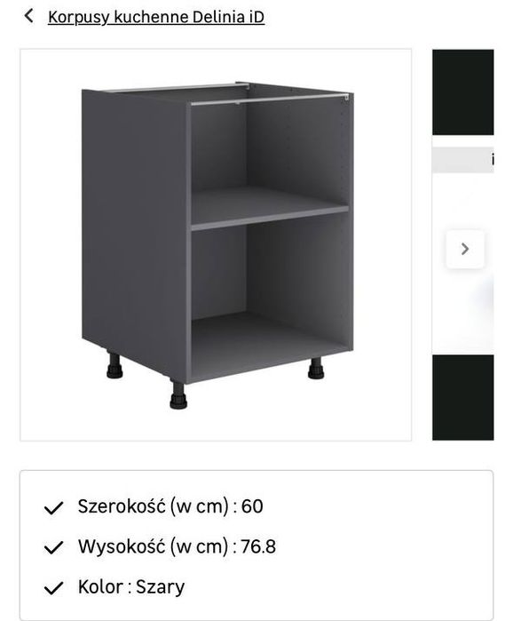 Korpus szafki kuchennej