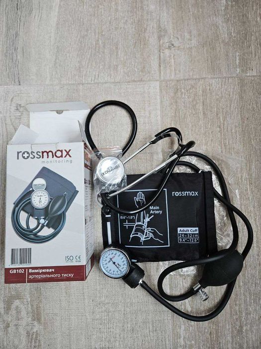 Тонометр Rossmax GB102 механічний зі стетоскопом