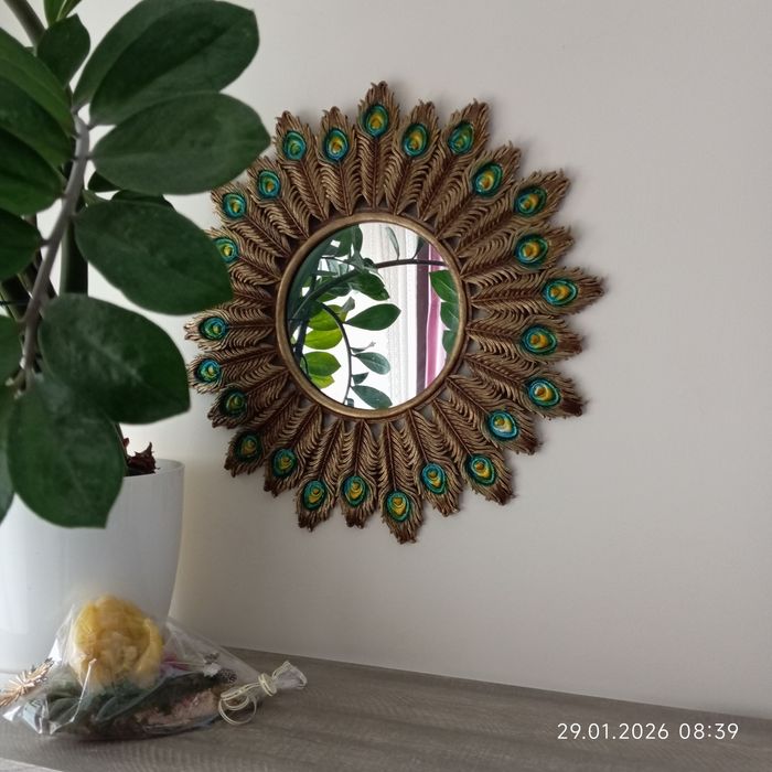 Lustro pawie pióra Westwing