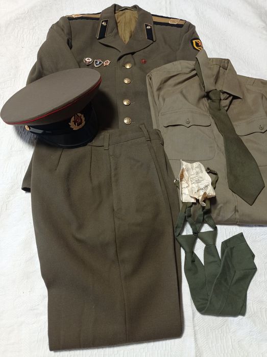 Парадная военная  форма старшины. 1982