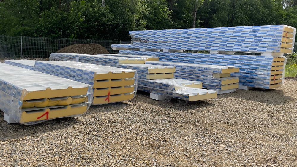 сендвич панели б/у,новые и второй сорт/продажа и монтаж