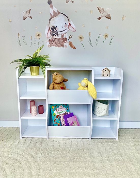 Стелаж дитячий Полиця Шафа Будинок для іграшок Полка дитяча Тумба