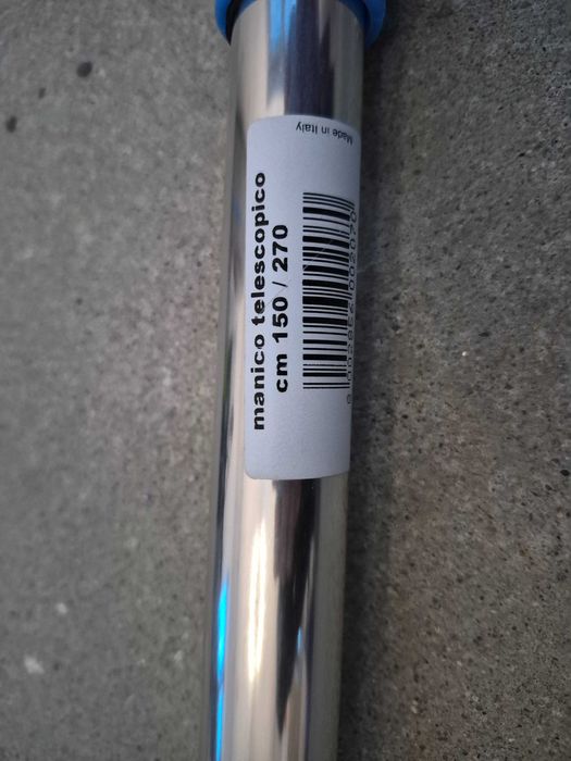Kij teleskopowy stalowy 150/270 cm z przepływem wody