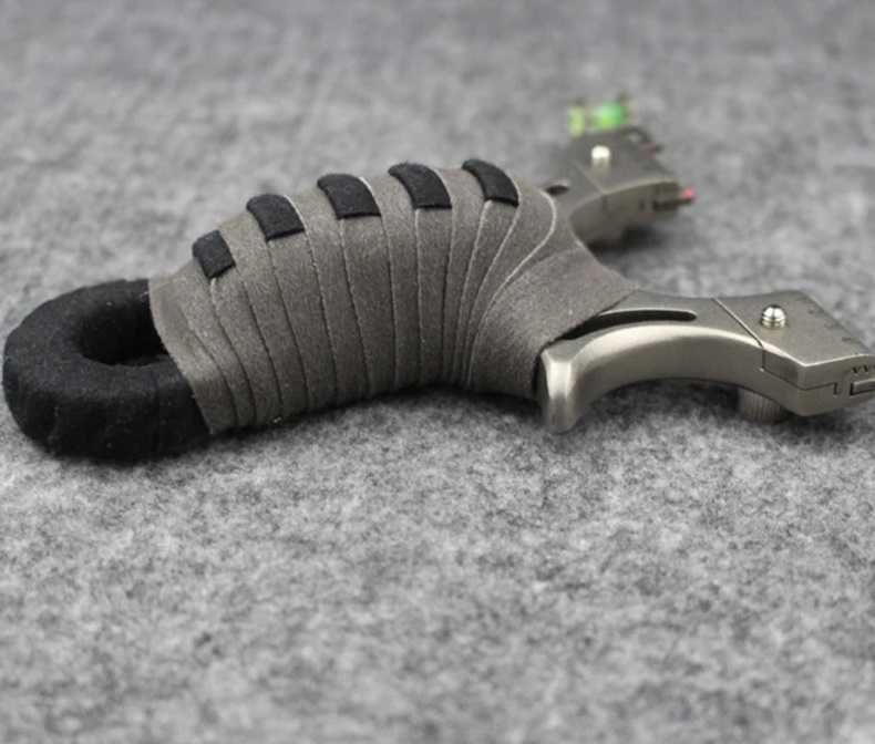 Потужна Рогатка "Слон" з Прицілом та Рівнем + запасна гумка+ 20 кульок