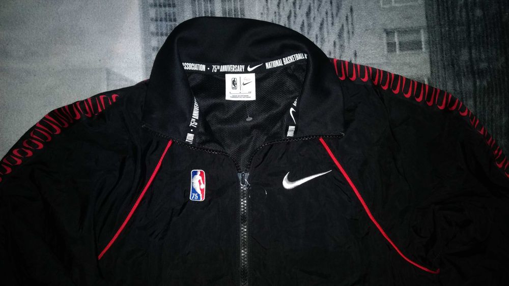 Bluza męska Nike Basketball NBA 75 Anniversary BULLS czarna rozmiar S