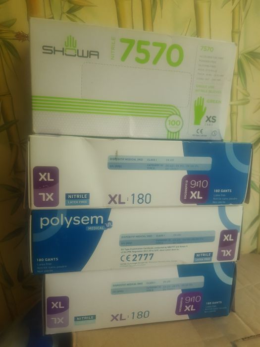 Перчатки нитриловые Microflex, S,XS, XL