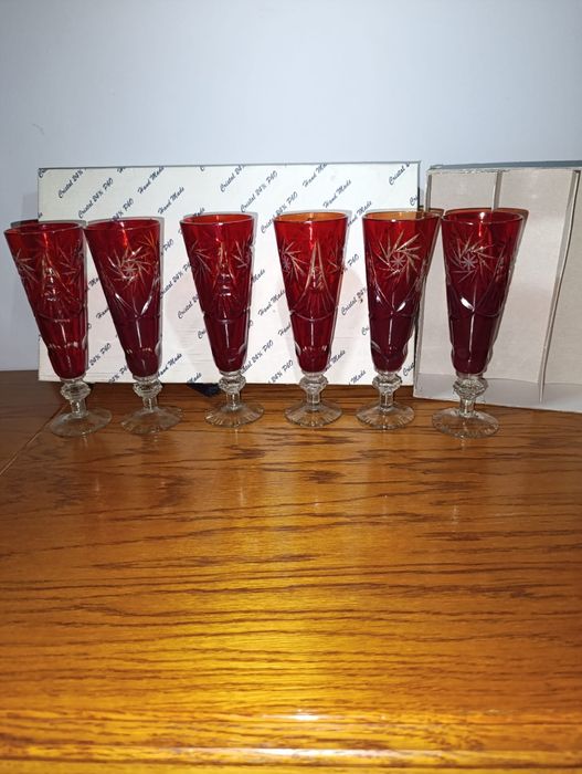 Szampanówki z wysokiej jakosci krysztalu