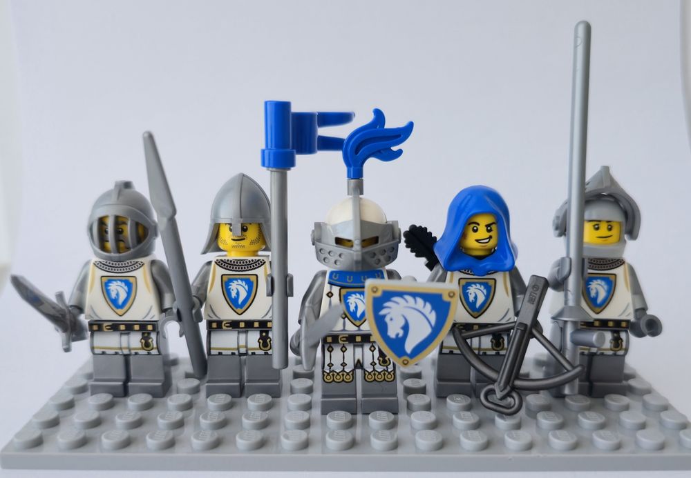 Nowe zestaw 5x Lego Rycerz Herbu Konia Castle