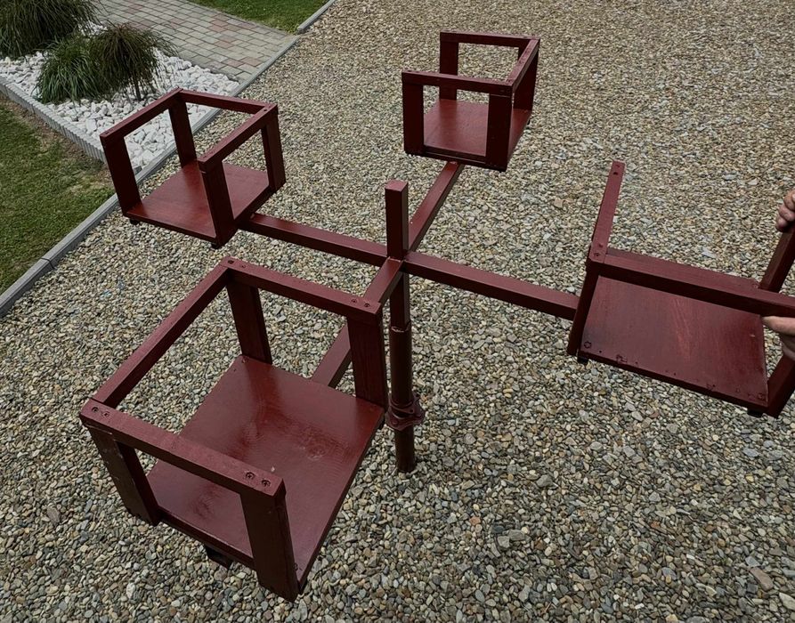 karuzela  z nierdzewki