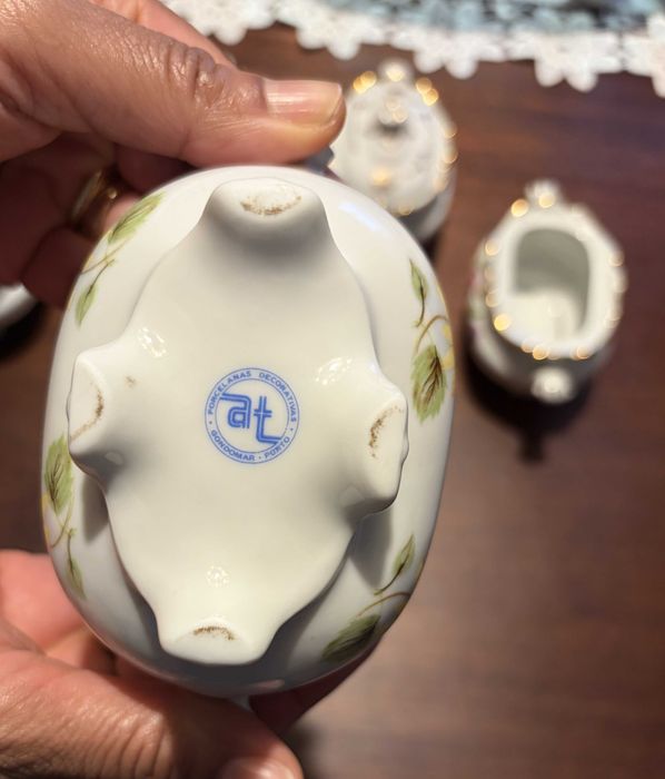 Lote 6 Mini Terrinas Porcelana AT Gondomar