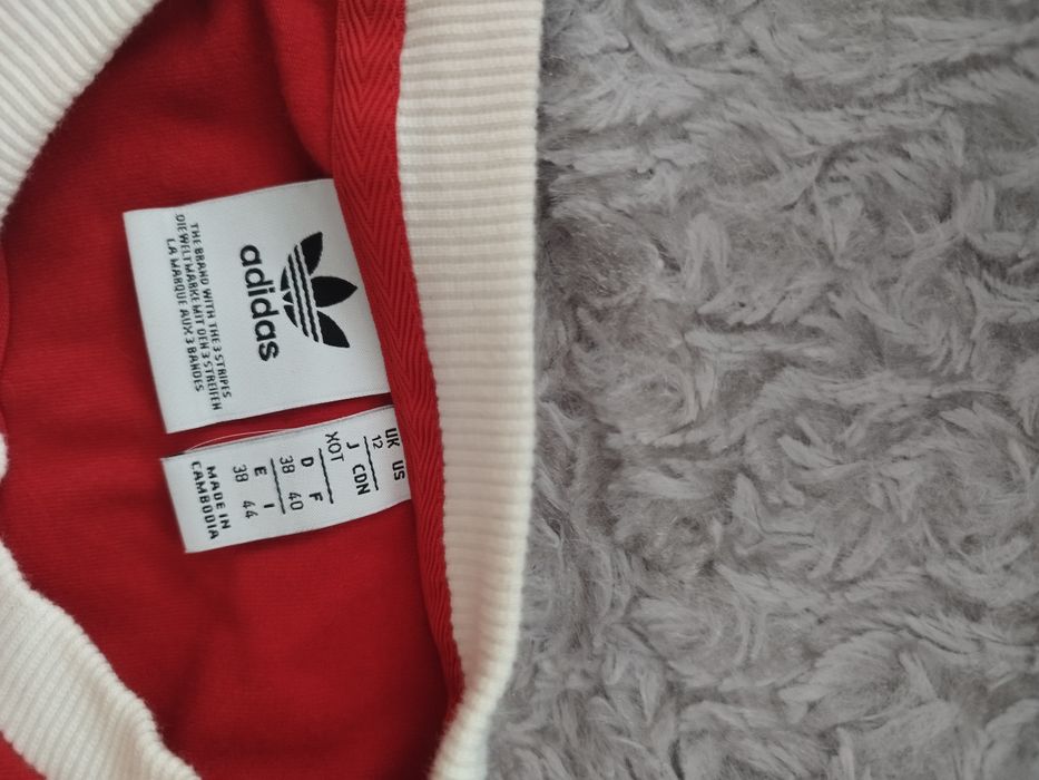 Bluza adidas czerwona