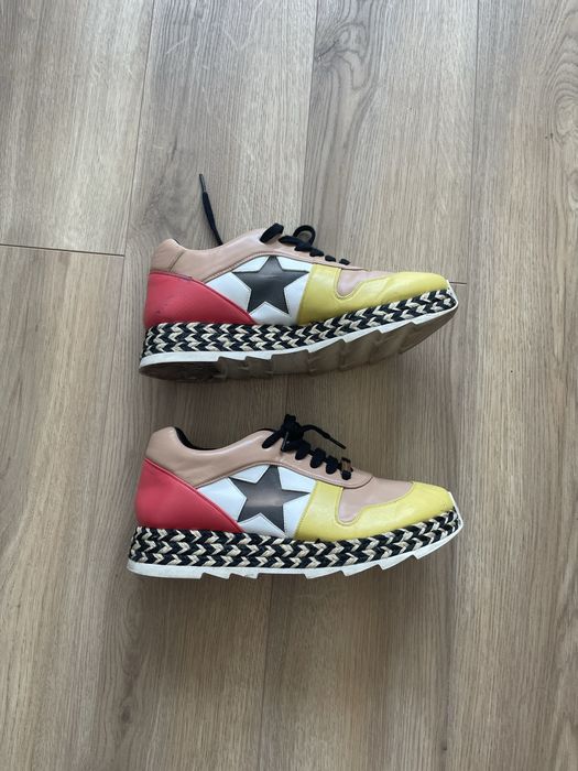 Buty snekersey Stella McCartney Star Macy Sneakers skorzane buty