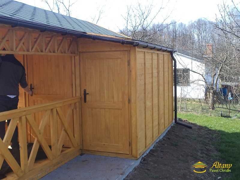 DOMEK MICHAŚ 3x5,25 z przybudówką Impregnowany+Podłoga Taras Producent