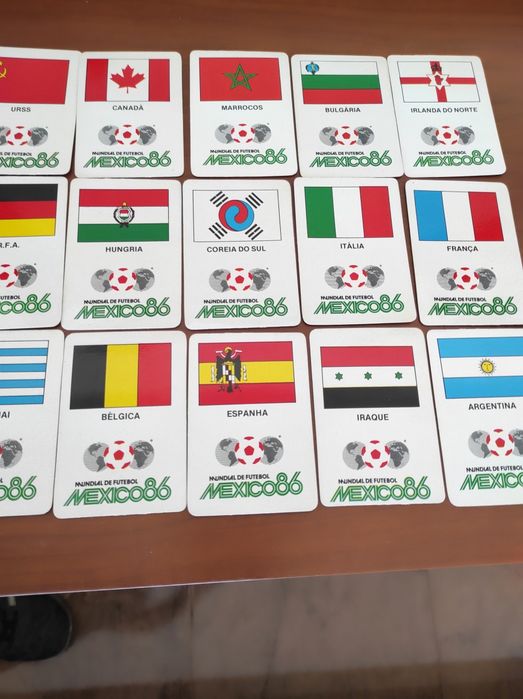 Calendários mundial México 86