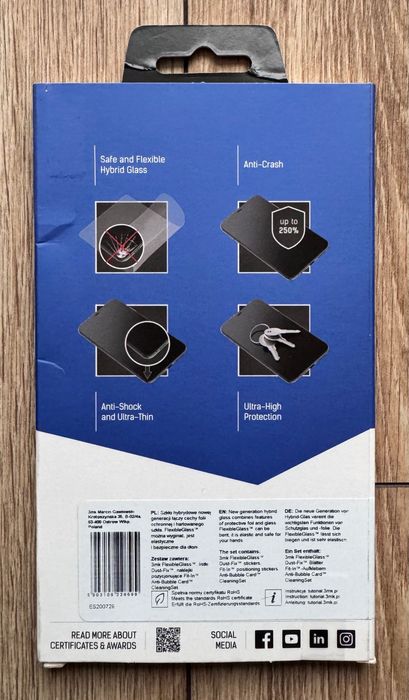 Szkło hybrydowe do Samsung XCover Pro - 3MK FlexibleGlass