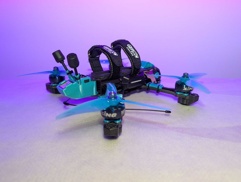 Customowy Dron FPV 5" - CINEMATIC | DJI O4 Pro | ELRS | 6S | Nowy
