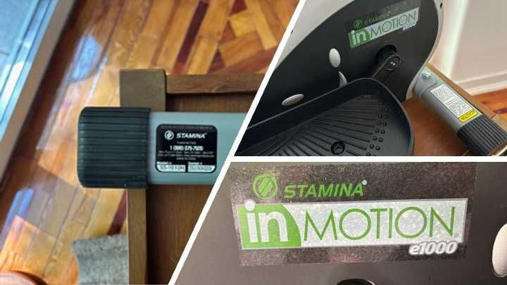 Elliptical Trainer - Stamina Inmotion E1000 - Como Novo, Pouco Usado