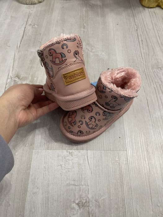 Угги дитячі, уги для дівчинки, 23-14см зимове взуття