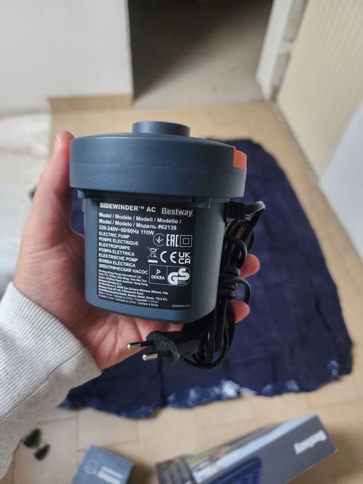 Colchão Insuflável casal Bestway + bomba eletrica Sidewinder