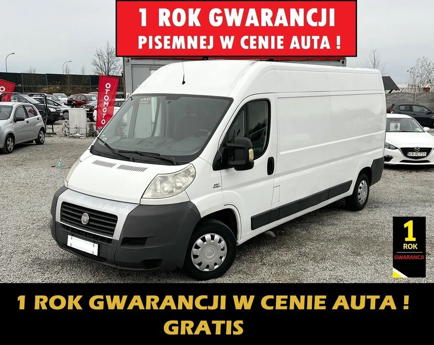 Fiat DUCATO  1 ROK GWARANCJI W CENIE AUTA, Zamiana, L3H2, Fajny, Długi