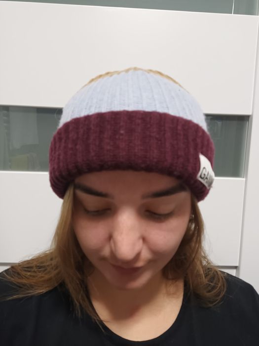 Ganni czapka zimowa damska