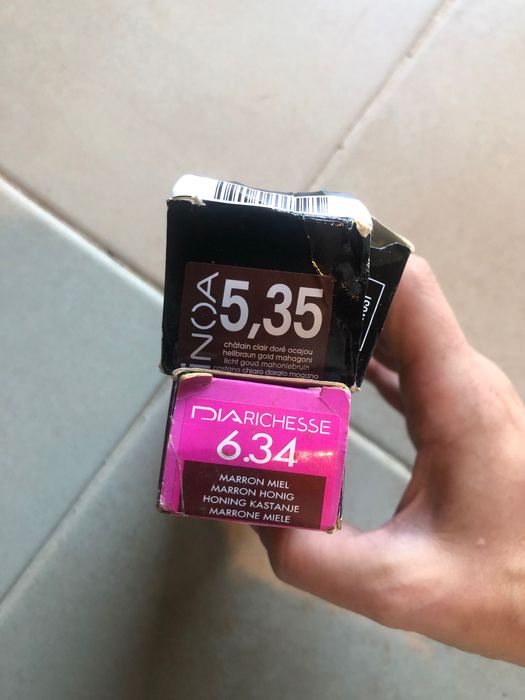 Tinta profissional pelo