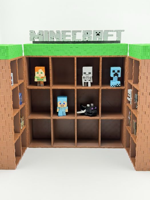 Expositor Minecraft para Kinder Joy - Minecraft Kinder Joy Display Case