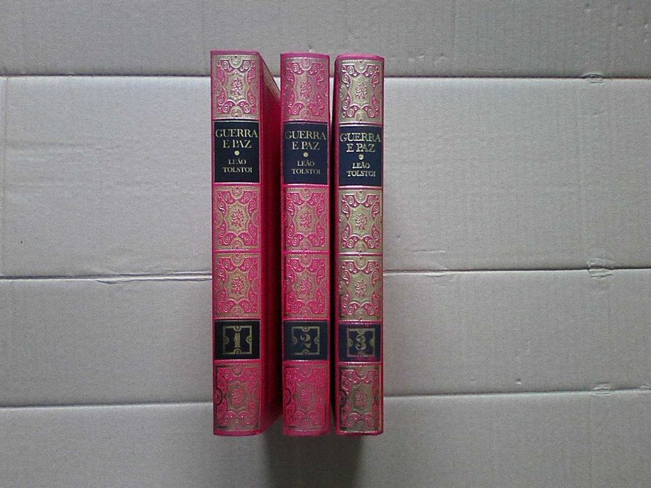 Guerra e Paz - 3 volumes