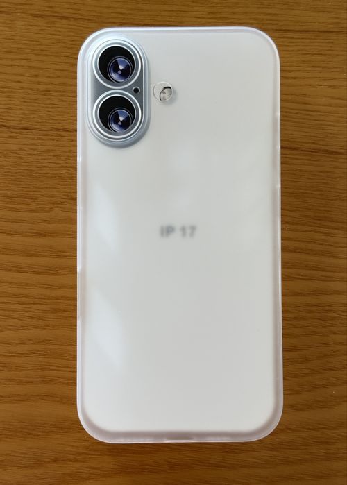 Capas de Proteção iPhone 17 (Verde, Cinza, Preta e Transparentes - Novas)